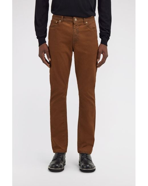 Roberto Cavalli Brown Straight Jeans for men