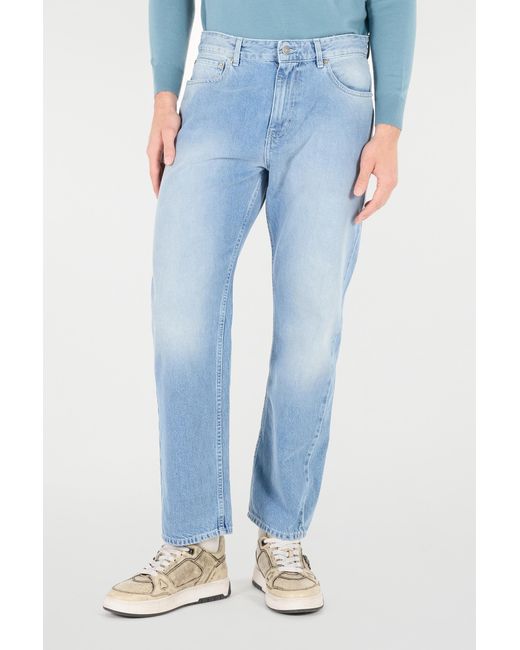 Roberto Cavalli Blue Jeans With Faded Detailing for men