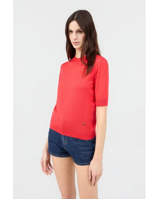Roberto Cavalli Red Coral Sweater