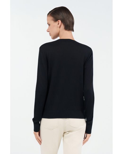 Roberto Cavalli Black Sweater With Buttons