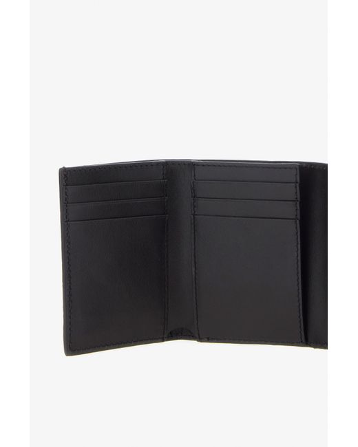 Roberto Cavalli White Kleine Geldbörse Aus Geprägtem Leder Mit Logo