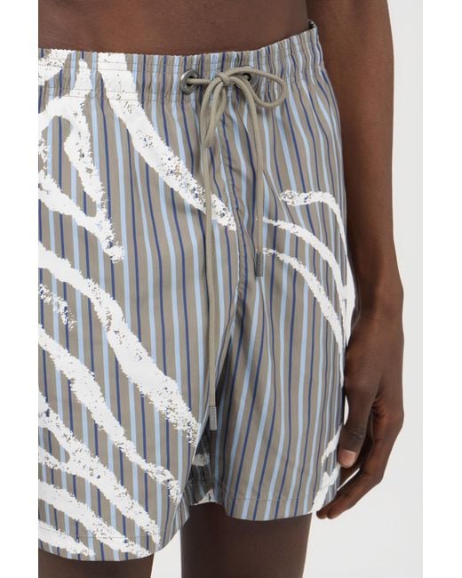 Bañador Gris Roberto Cavalli de hombre de color Gray