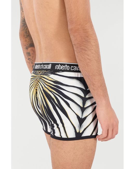 Roberto Cavalli Multicolor Boxers With Ray Of Print for men