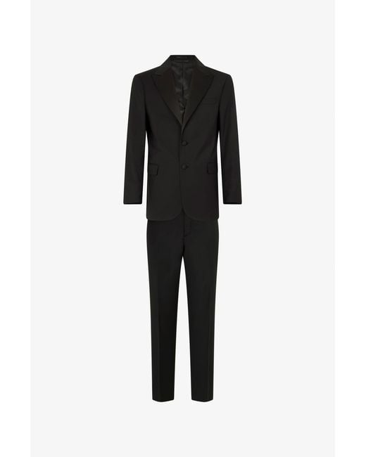 Roberto Cavalli Black Suit for men