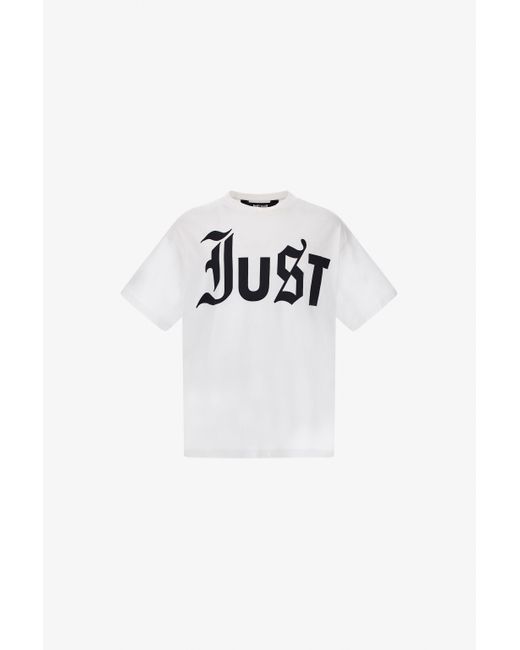 Roberto Cavalli White Just Cavalli T-Shirt for men