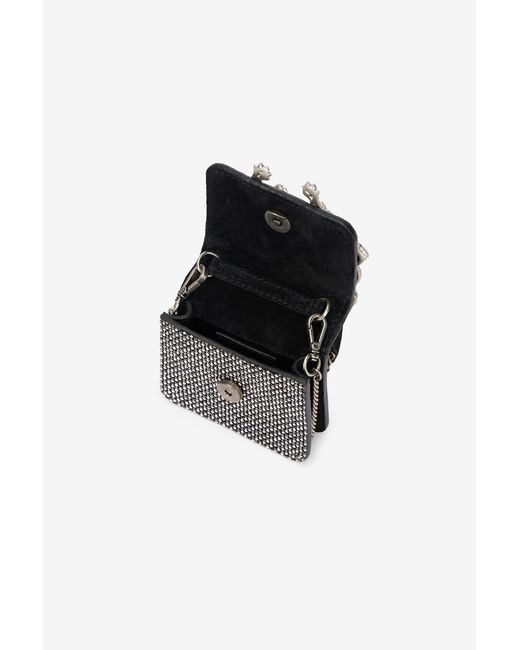 Funda Airpods Roar Con Lentejuelas Y Tigres Roberto Cavalli de color Black
