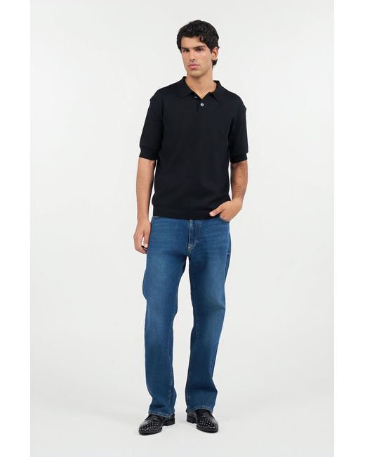 Roberto Cavalli Black Cotton Polo for men