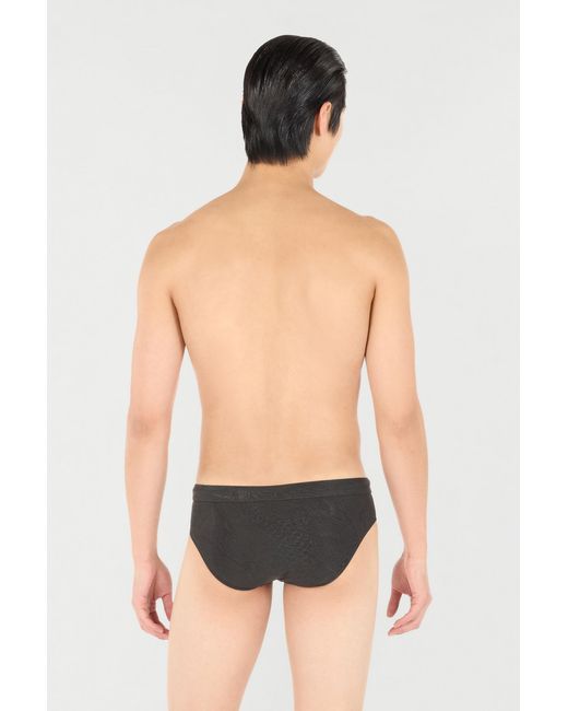Slip De Bain À Imprimé Python Roberto Cavalli pour homme en coloris Black