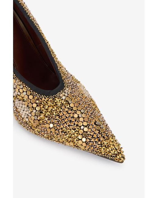 Roberto Cavalli Multicolor Pointed-Toe Pumps