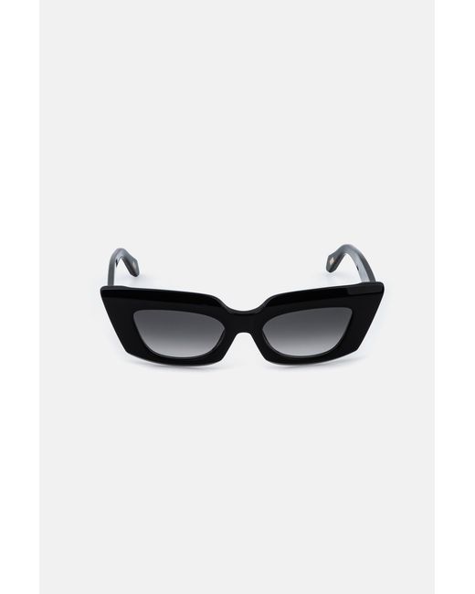 Roberto Cavalli Black Statement Front Sunglasses