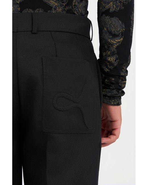Roberto Cavalli Black Elegant Trousers for men