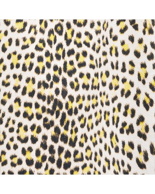 Roberto Cavalli White Pop Jaguar Animal-Print Jacket