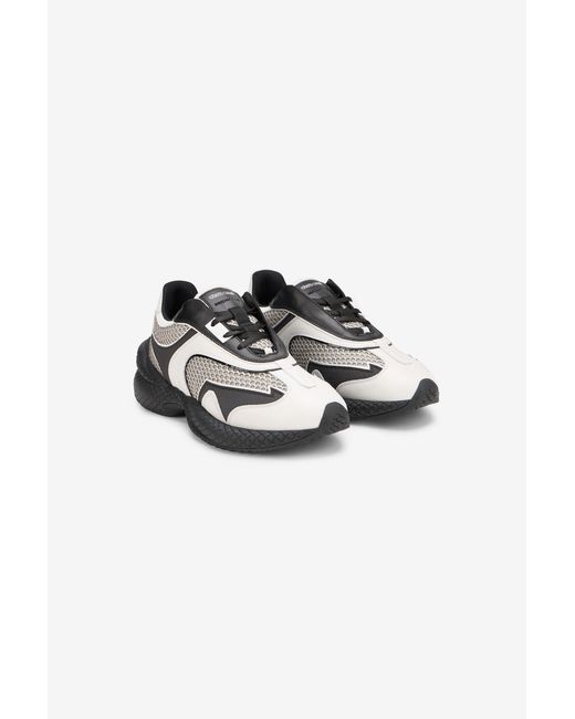 Roberto Cavalli Multicolor Sneakers Serpentine for men
