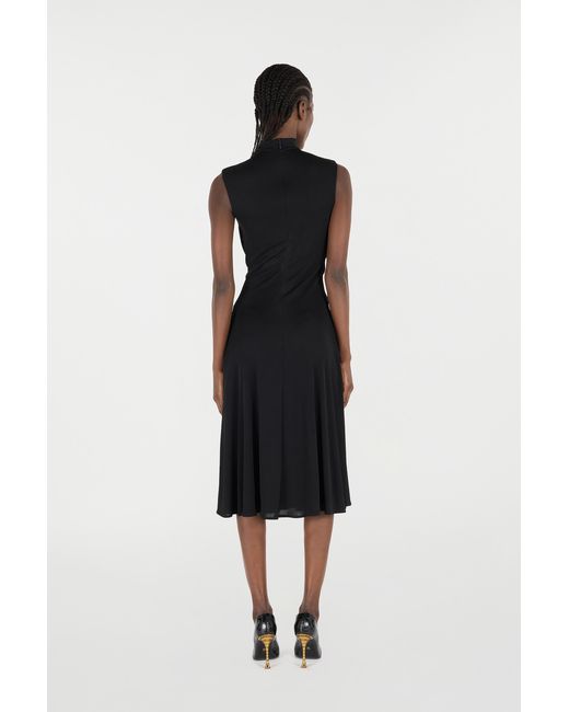 Roberto Cavalli Black Midi Dresses