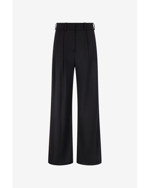 Roberto Cavalli Black Straight Leg Trousers