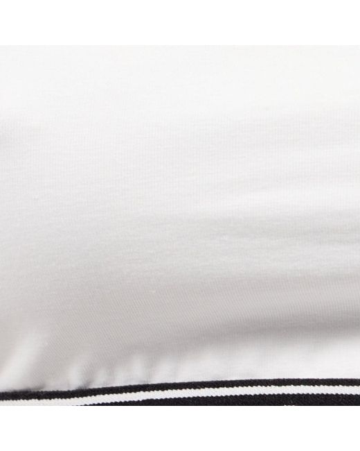Roberto Cavalli White Triangle Bra Logo Band
