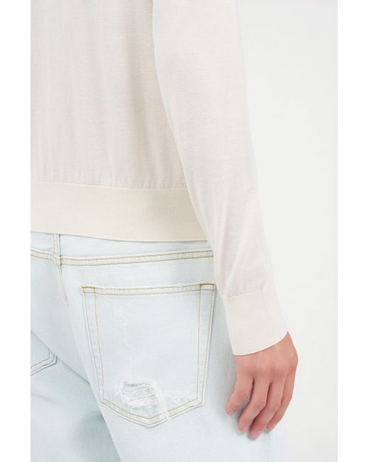 Roberto Cavalli White Wool Blend Cardigan
