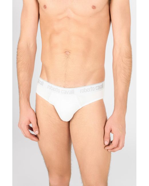 Roberto Cavalli Multicolor Set Of Two Briefs With Logo Band for men
