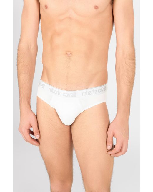 Roberto Cavalli Multicolor Set Of Two Briefs With Logo Band for men