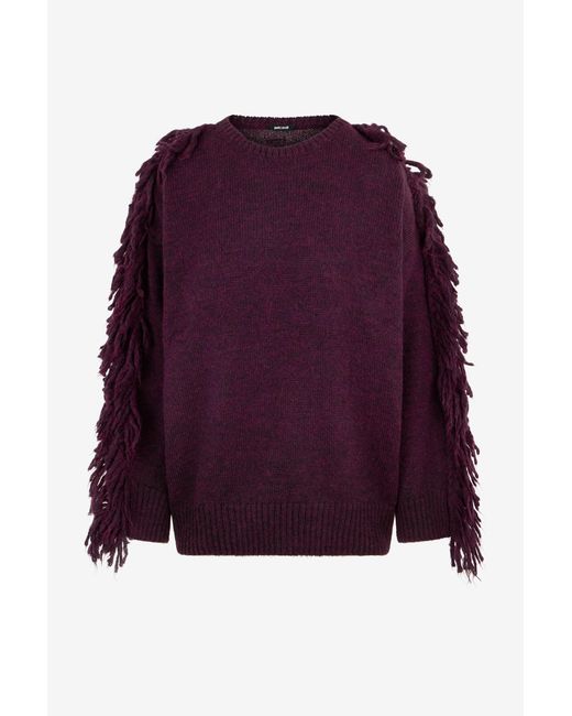 Jersey Burdeos Roberto Cavalli de color Purple