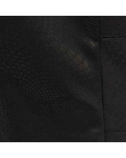 Roberto Cavalli Black Sports Pants With Python Print for men