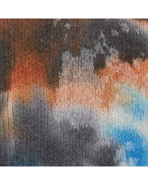 Roberto Cavalli Multicolor Sweater With Rusty Stain Print for men