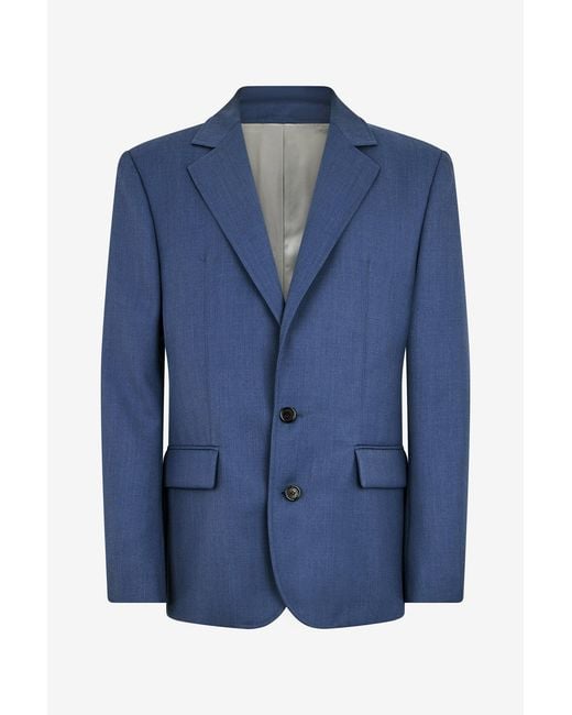Roberto Cavalli Blue Elegant Jacket for men