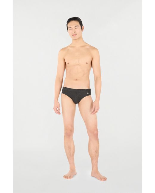 Slip De Bain À Imprimé Python Roberto Cavalli pour homme en coloris Black