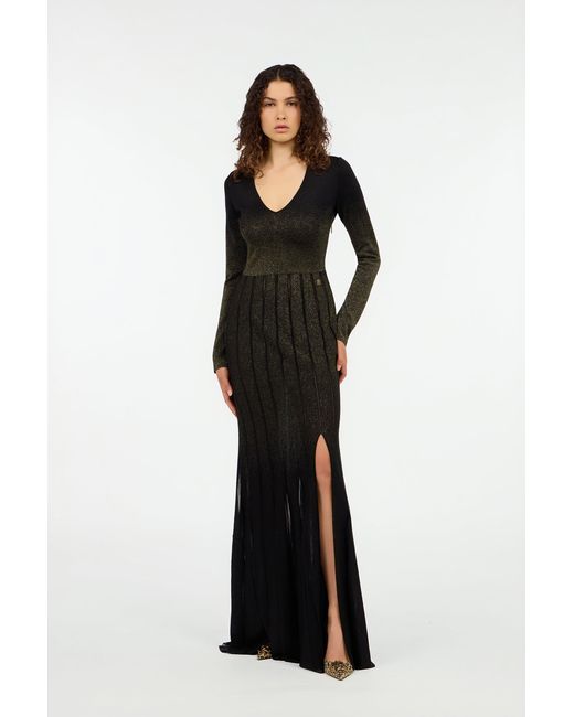 Roberto Cavalli Black Long Dress