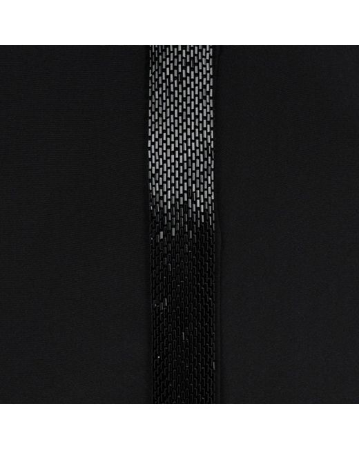 Roberto Cavalli Black Silk Shirt With Shimmering Detail