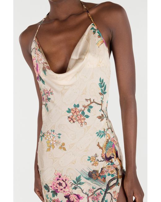 Abito Extralungo di Roberto Cavalli in White