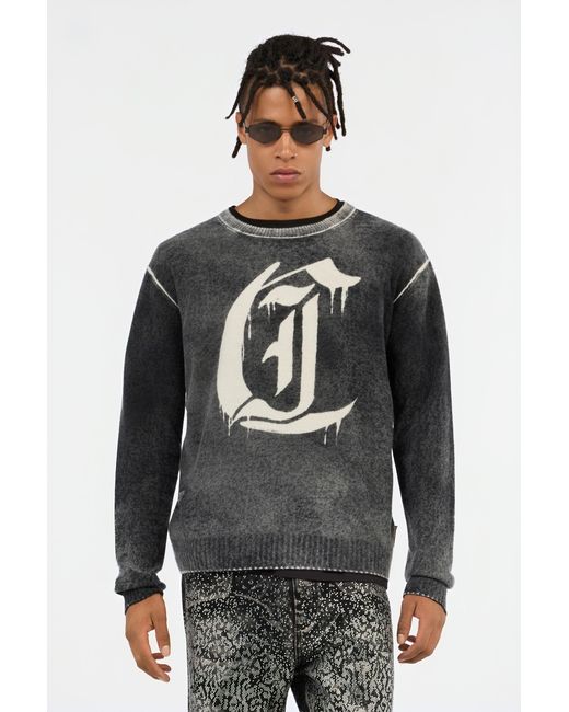 Pull Noir Délavé Roberto Cavalli pour homme en coloris Black