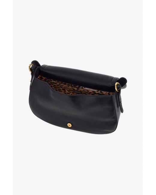 Roberto Cavalli Black Fang Shoulder Bag