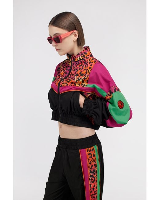 Roberto Cavalli Red Just Cavalli Bomber