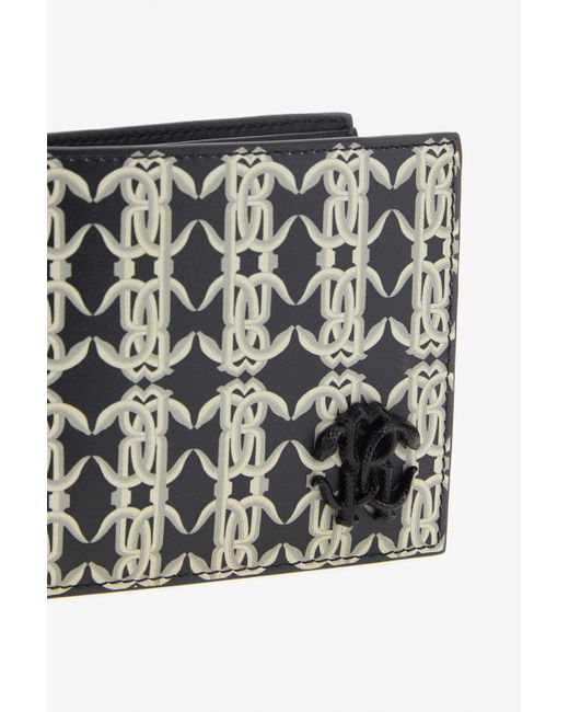 Portefeuille Avec Monogramme Rc Roberto Cavalli pour homme en coloris Black
