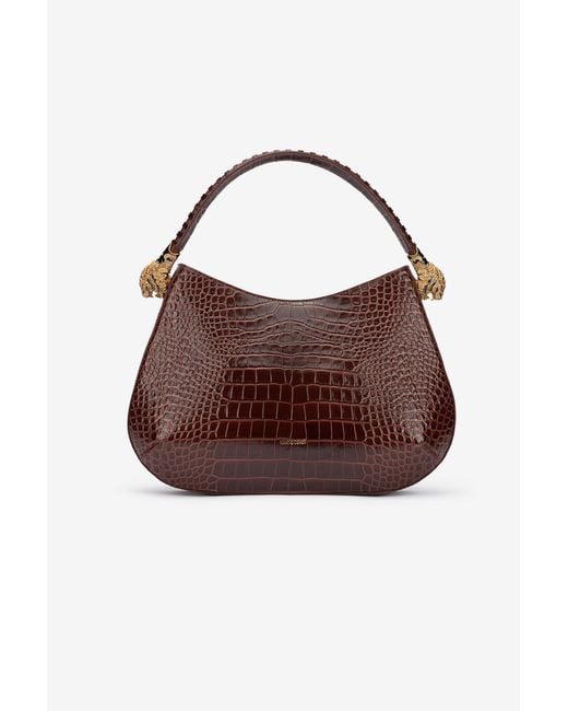Roberto Cavalli Brown Roar Bag Shoulder Bag