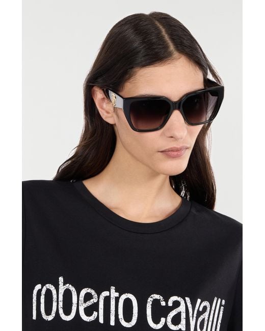 Roberto Cavalli Multicolor Sunglasses With Wide And Feminine Front
