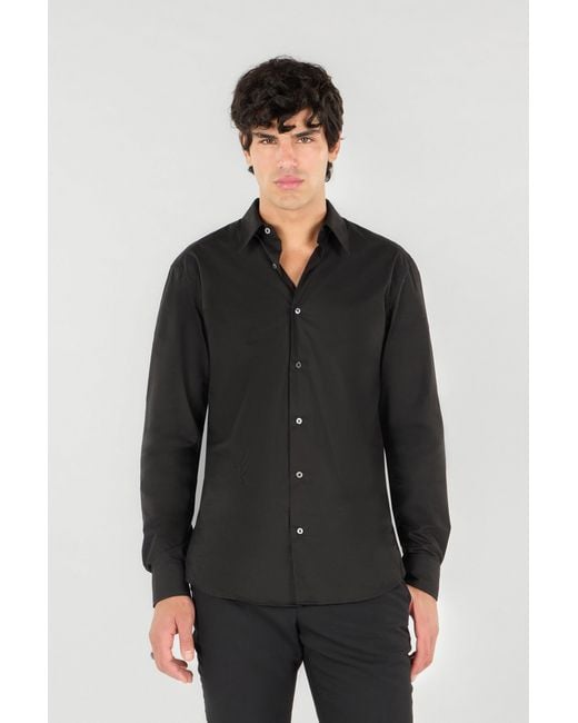 Roberto Cavalli Black Classic Rc Shirt for men