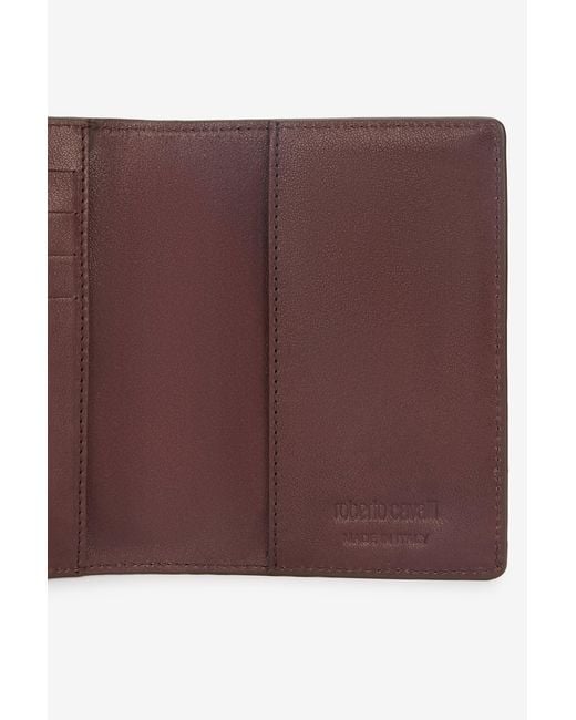 Roberto Cavalli Purple Bi-Fold Wallet With Rc Monogram for men