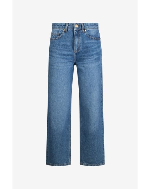 Roberto Cavalli Blue Cropped Jeans