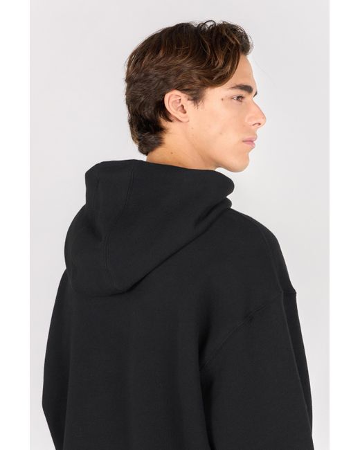 Roberto Cavalli Black Hoodie With Print for men