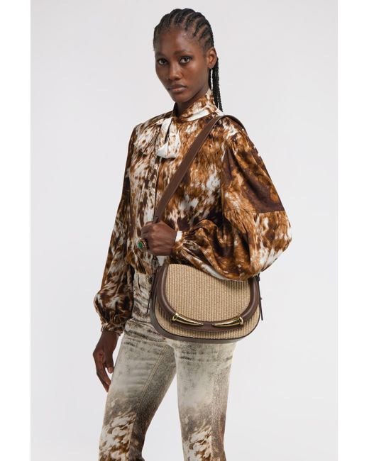 Roberto Cavalli Multicolor Fang Bag