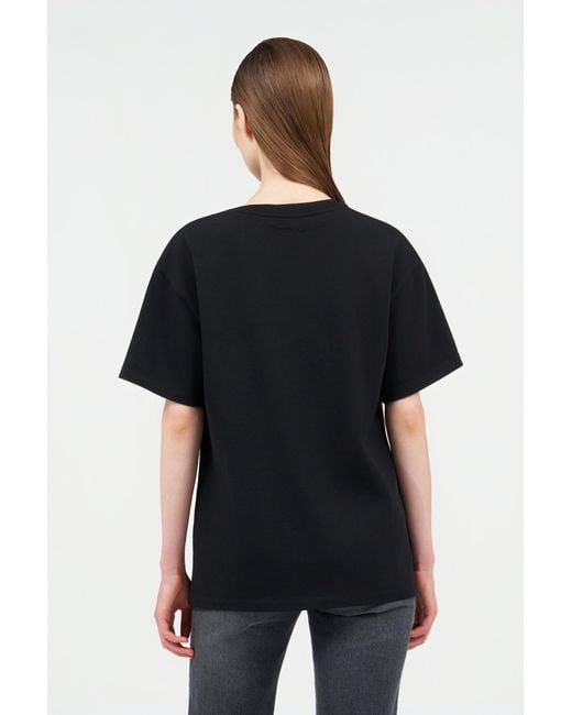 Roberto Cavalli Black Cotton T-Shirt With Tigers