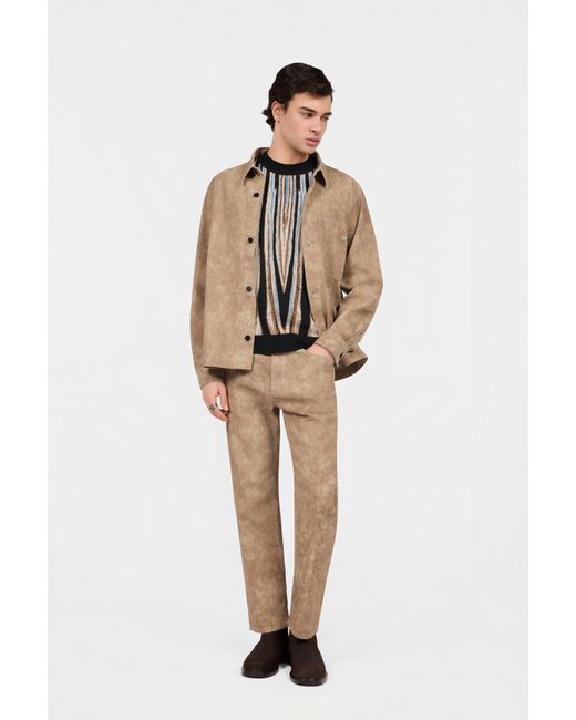 Roberto Cavalli Black Sweater With Zebra Print for men