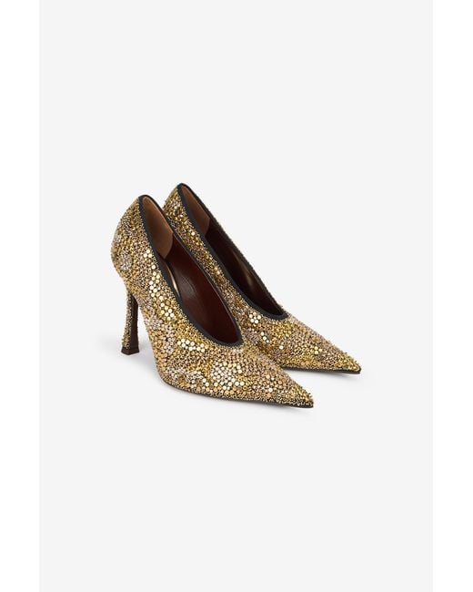 Roberto Cavalli Multicolor Pointed-Toe Pumps