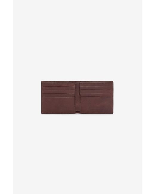 Roberto Cavalli Purple Square Bi-Fold Wallet With Rc Monogram for men
