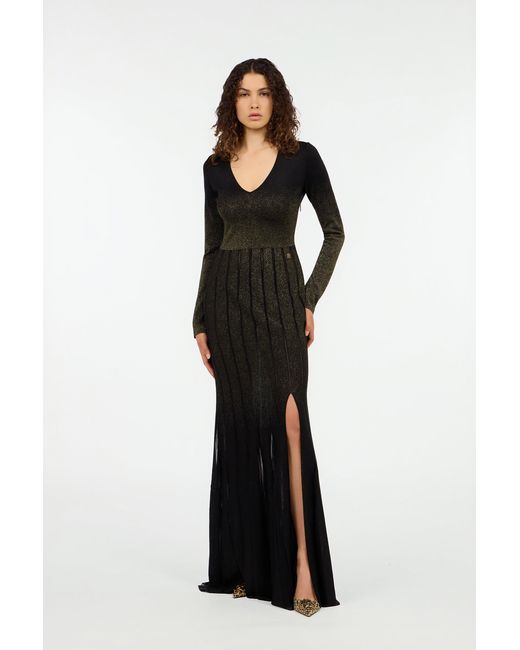 Roberto Cavalli Black Long Dress