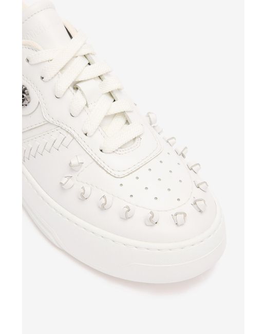 Roberto Cavalli Multicolor Sneakers With Embossed Inserts