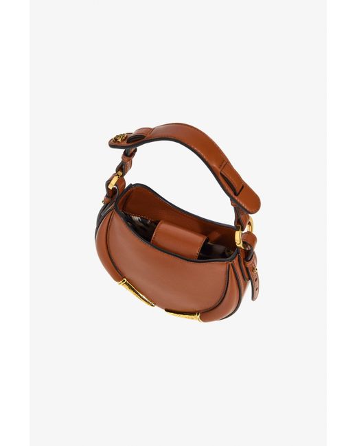 Roberto Cavalli Brown Fang Bag Shoulder Bag
