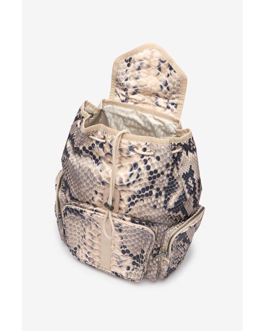 Roberto Cavalli Gray Rucksack Python Napoli